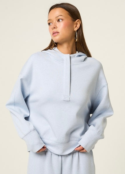 Not Now Lt. Blue Half Zip Pullover