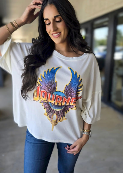 "Journey" Classic Logo One Size Tee