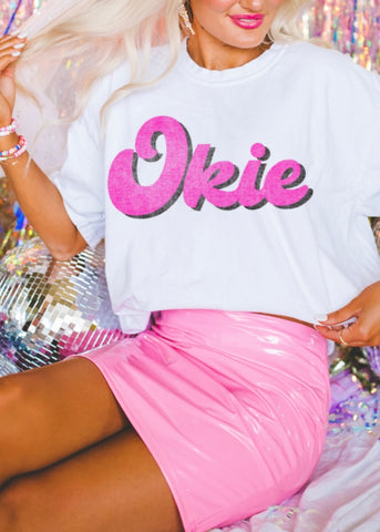 Pink Okie Graphic Tee