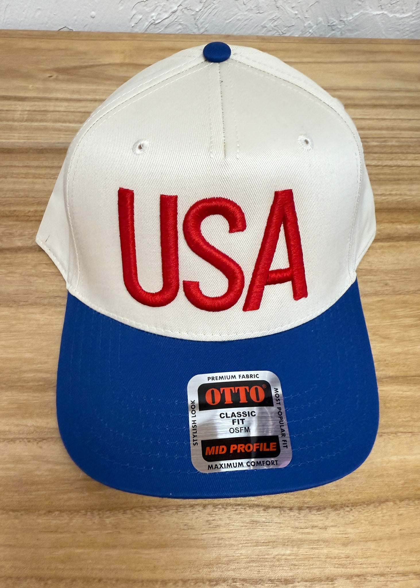 "USA" Vintage Canvas Hat