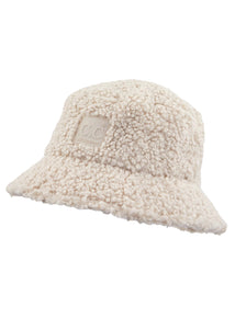 CC Sherpa Adjustable Bucket Hat-Beige