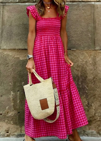 Let It Be Pink & Red Gingham Maxi Dress – Pink Attitude Boutique Let It Be Pink & Red Gingham Maxi Dress – Pink Attitude Boutique