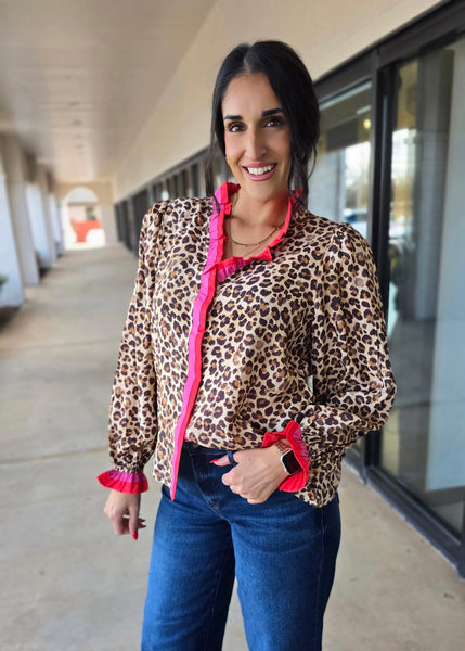 Perfection Plenty Leopard Print Top