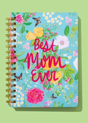 Spiral Notebook - "Best Mom Ever" - 200 Pages