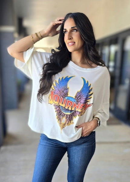 "Journey" Classic Logo One Size Tee