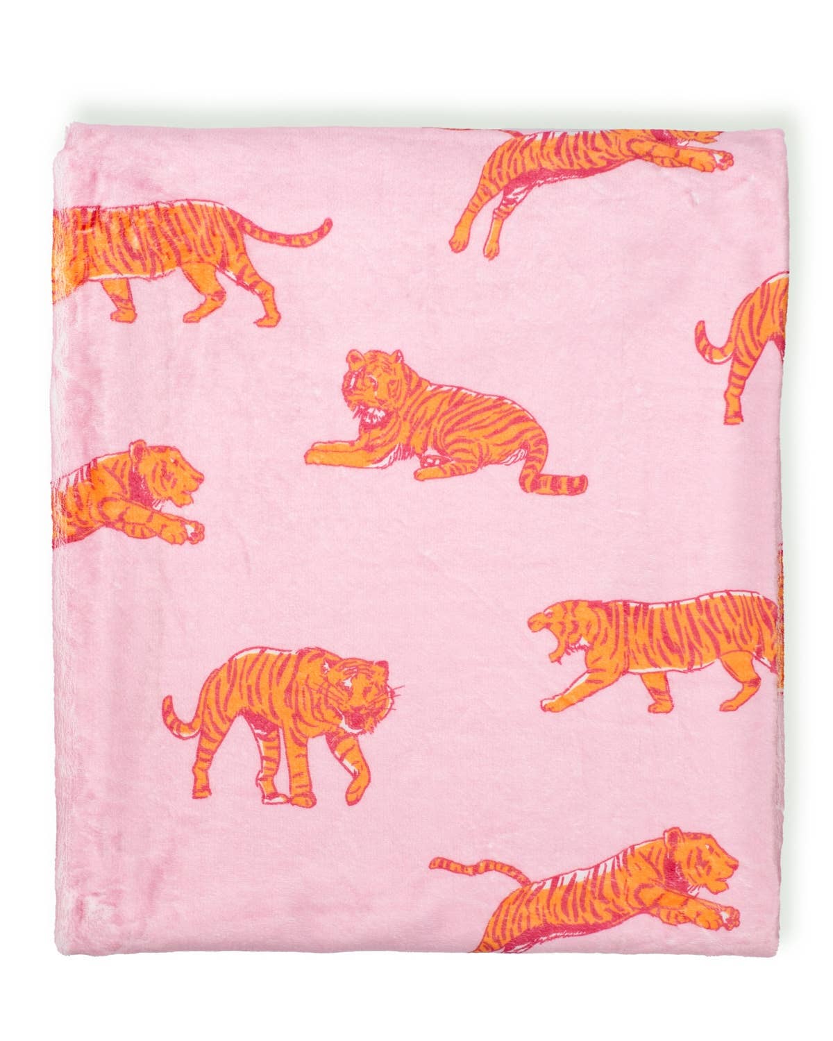 Tiger Walk Throw Blanket