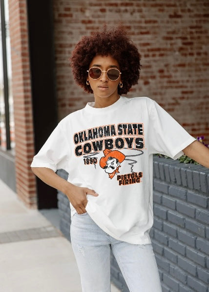 Oklahoma State Cowboys "In The Lead" Oversized Tee