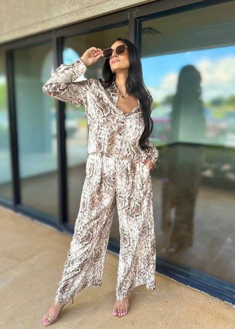 I'm Original Python Print Pants