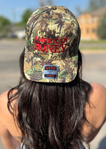 "American Honey" Camo Vintage Canvas Hat