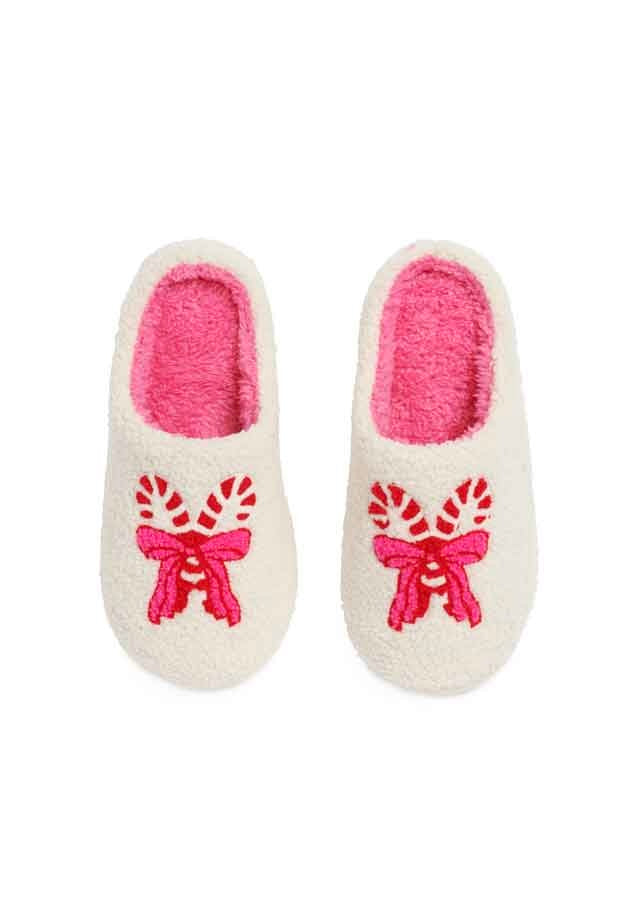 Candy Cane Slippers