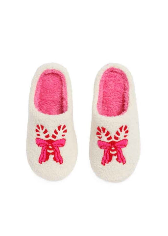 Candy Cane Slippers