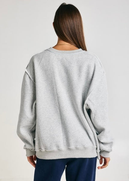 OKLAHOMA Split Neck Sweatshirt