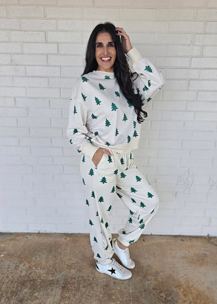 Christmas Tree 2 Pc Jogger Lounge Set