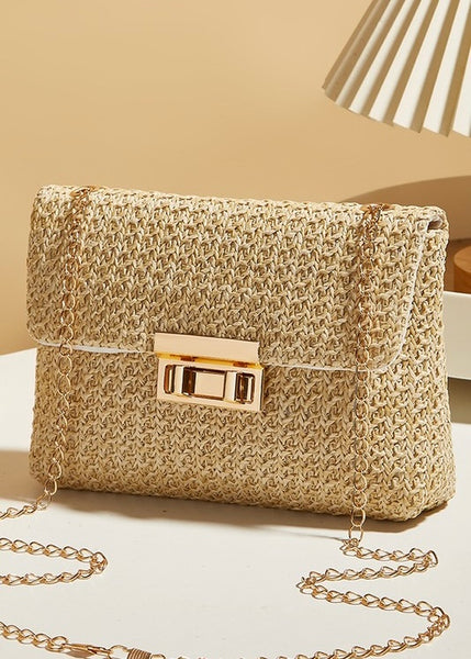 Vacation Addict Summer Woven Crossbody Bag