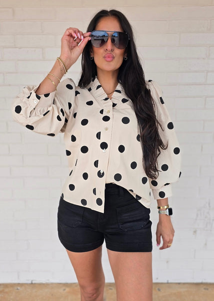 Once Upon A Time Polka Dot Top