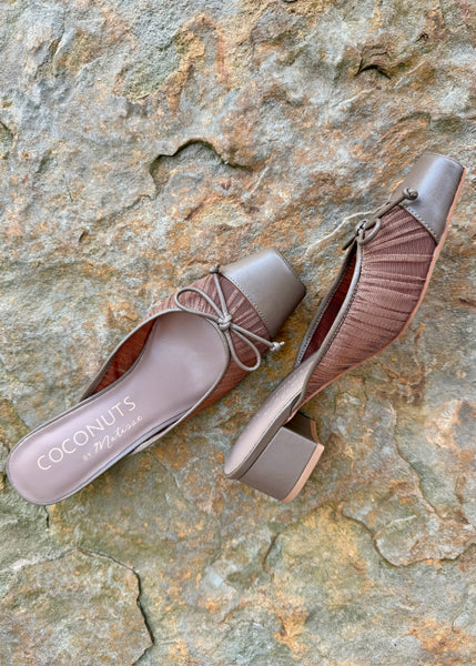 Matisse Geneva Mocha Tulle Mule