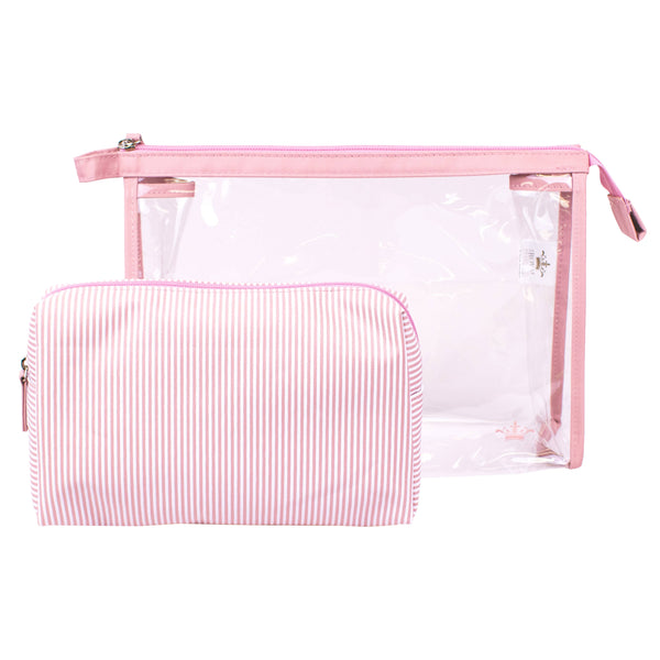 Mia Pink Cosmetic Bag Set