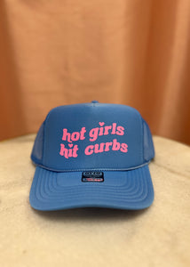 "Hot Girls Hit Curbs" Trucker Hat