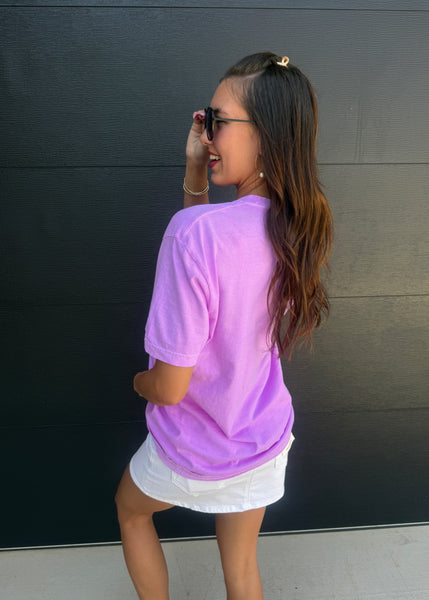 Purple & Polka Dots "BOO" Tee