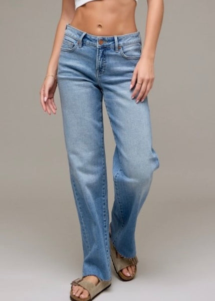 Ryan Low Rise Classic Straight Leg Jeans