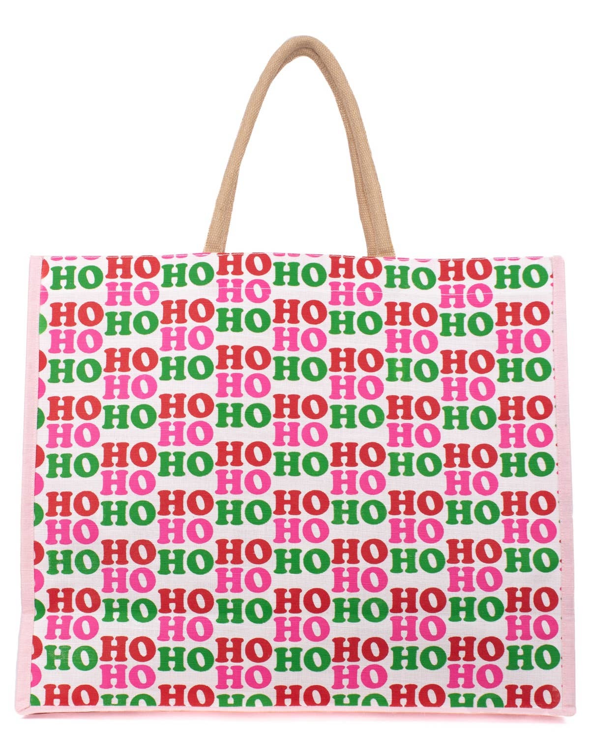 HoHoHo Juco Carryall Tote  22x19x8