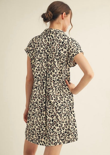 On The Wild Side Leopard Print Dress