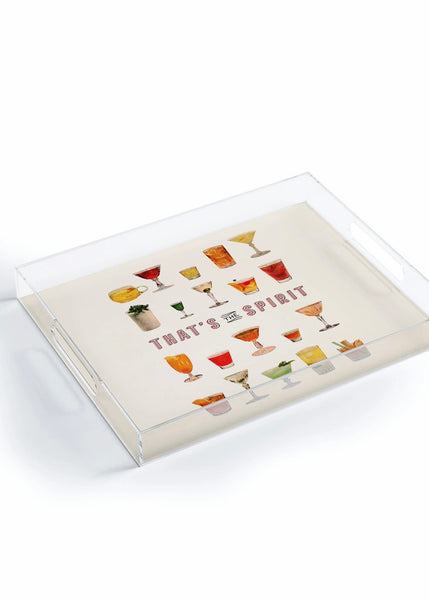 Deny Designs:  Tyler Varsell's Thats The Spirit Acrylic Tray-Medium