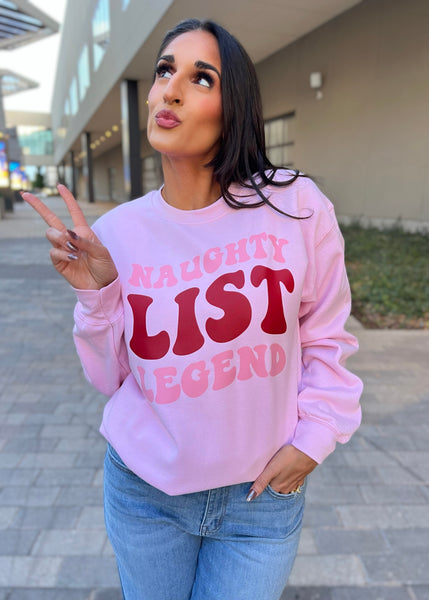 Naughty List Legend Christmas Sweatshirt