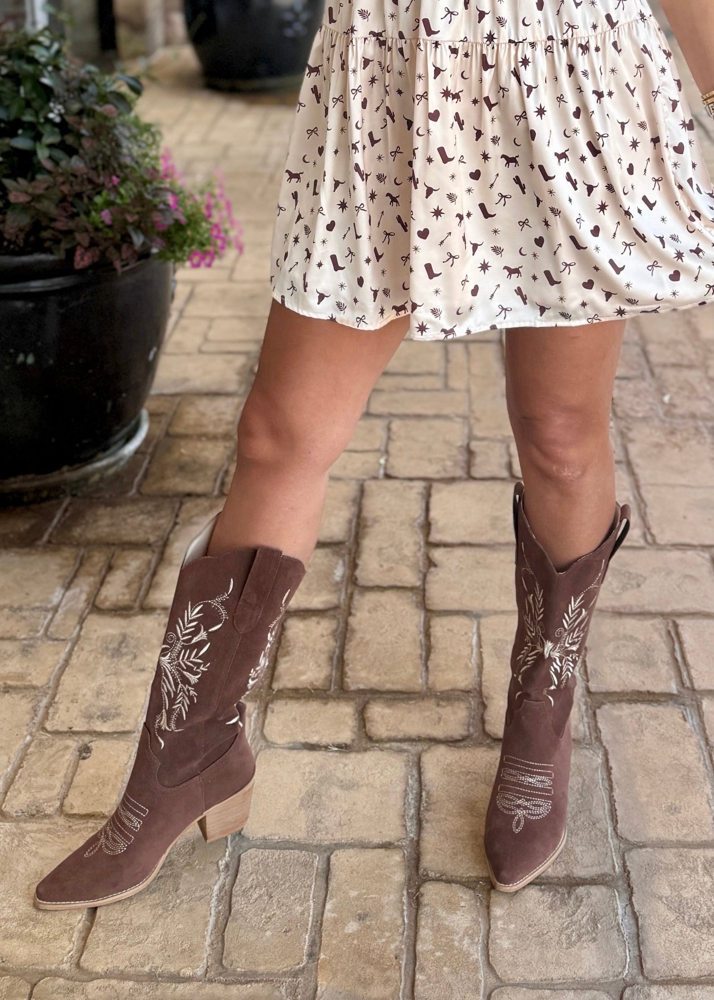Sammie Brown Flora Cowgirl Boots