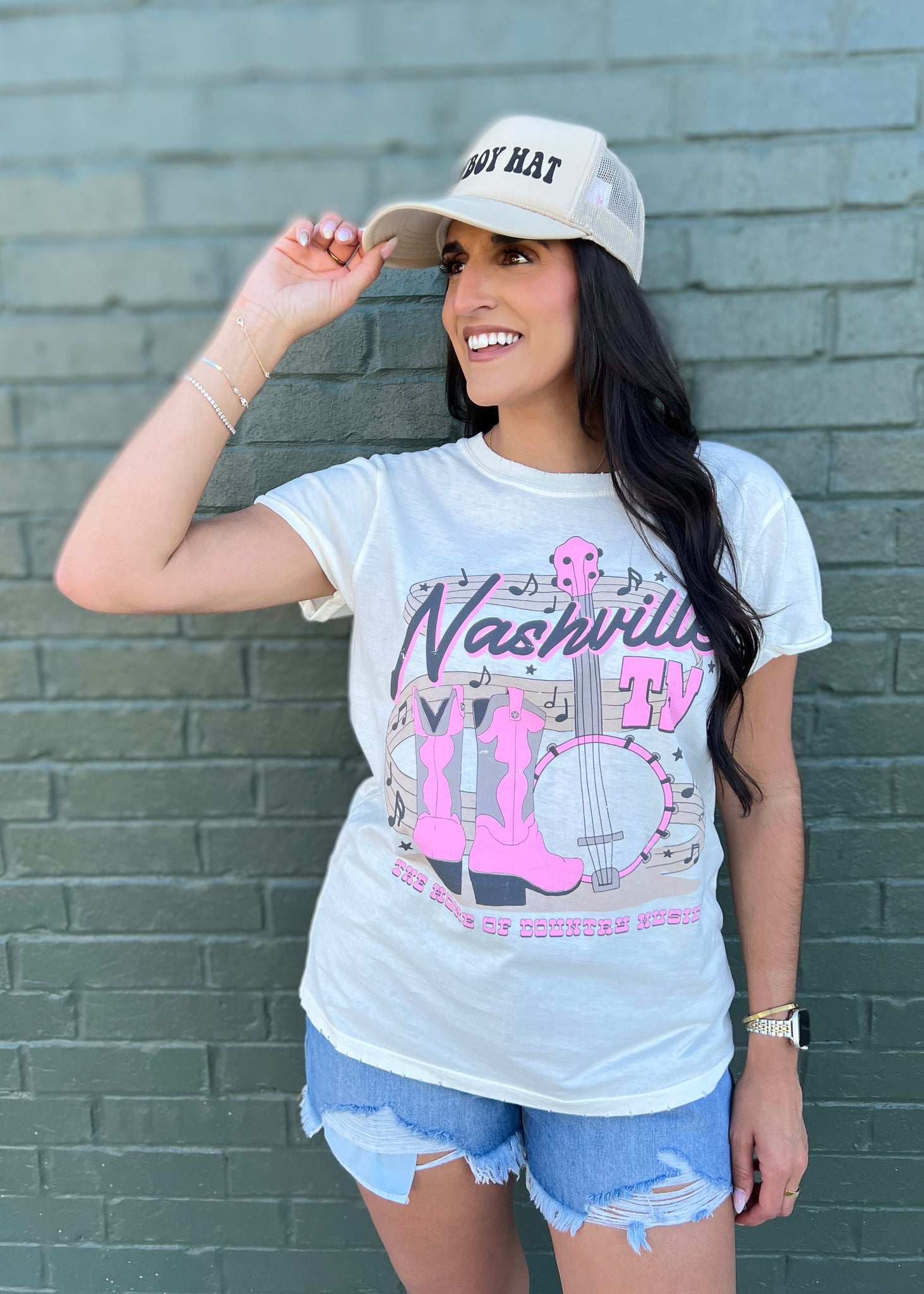 Recycled Karma Welcome Nashville Music City Tee