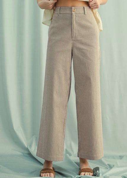Good Girl Black & White Striped Pant