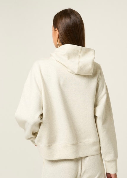 Not Now Heather Grey Half Zip Pullover