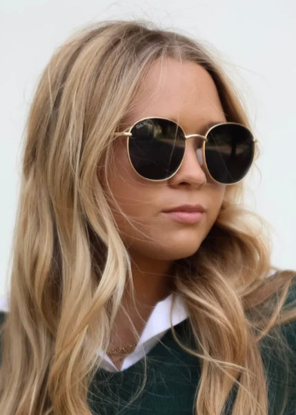 Georgie Gold/Black Lens Sunnies