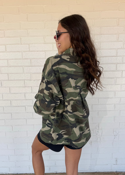 Now You See Me Camo Denim Jacket