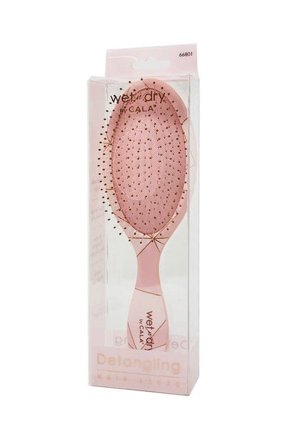 Wet-N-Dry Detangling Hair Brush Pink