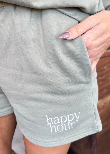 "Happy Hour" Olive 2 Pc Comfy Set