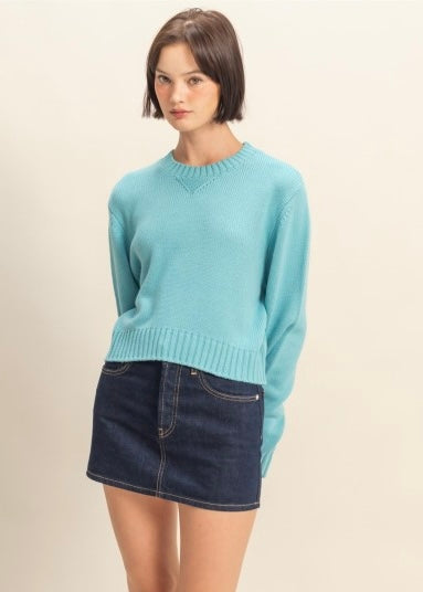 Quick Update Sky Blue Sweater