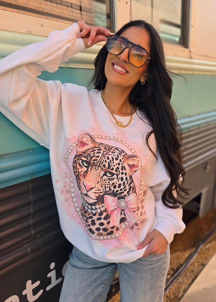 Leopards & Bows Sweatshirt
