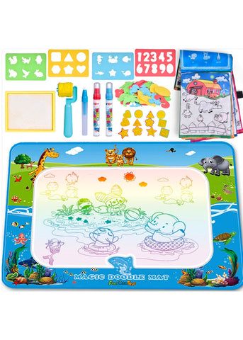 Water Doodle Drawing Mat Art Supplies Coloring Painting