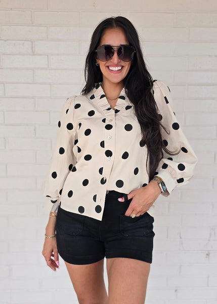 Once Upon A Time Polka Dot Top