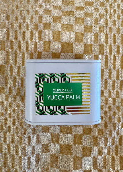 Oliver + CO:  Yucca Palm Travel Candles 6 OZ