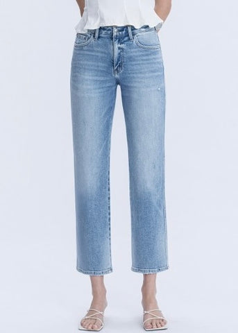 Nora High Rise Straight Jeans