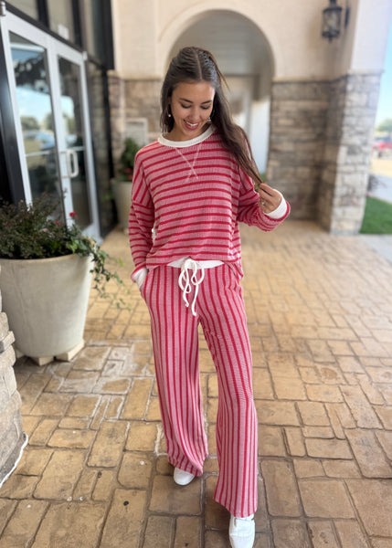 New Resolutions Red 2 Pc Pant Set