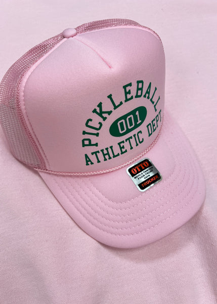 "Pickleball" Pink Trucker Hat