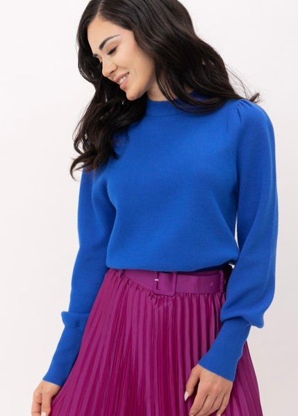 It's A Priority Royal Blue Crewneck Sweater