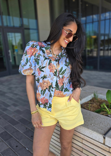 Finding Myself Yellow Shorts