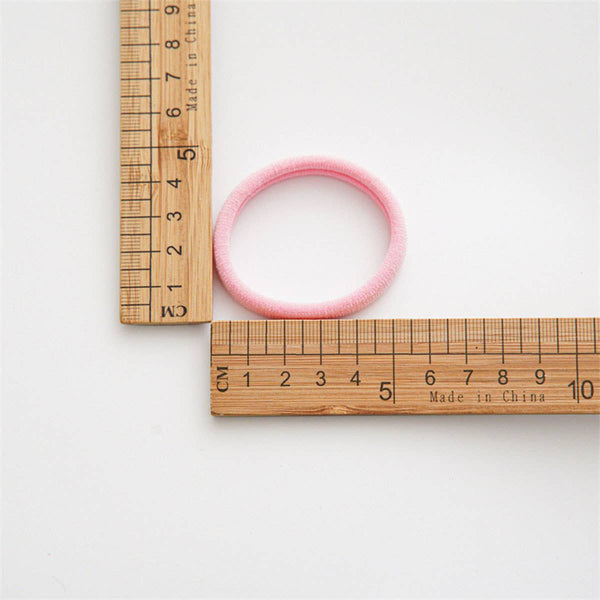 15PCS/BOX SUPER STRETCHY YELLOW ELASTIC HAIR TIES