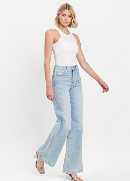 Forever Optimistic High Rise Wide Leg Jeans