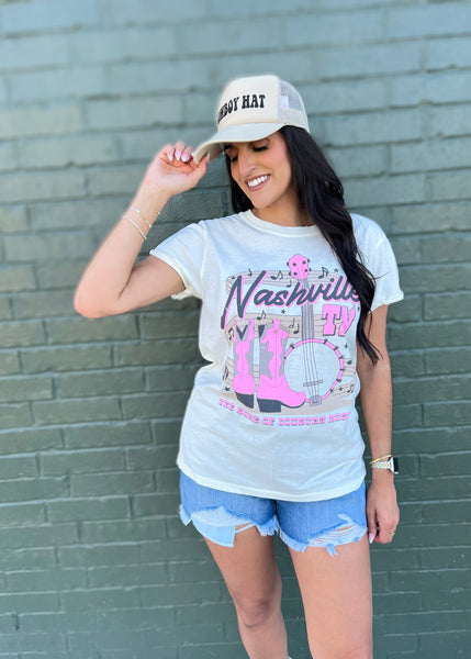 Recycled Karma Welcome Nashville Music City Tee