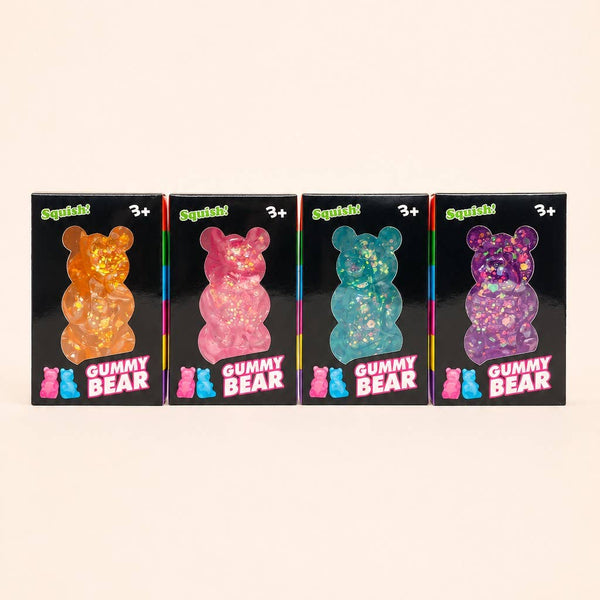 Squishy Glitter Bear Stress Relief Toy